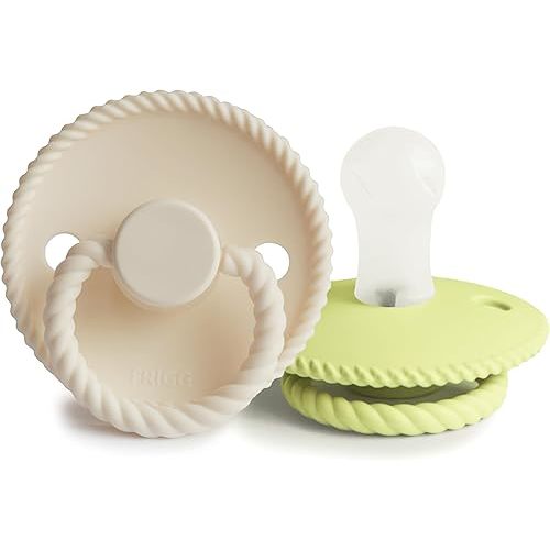 Frigg Rope Silicone 2-Pack Cream/Green Tea - Size 1