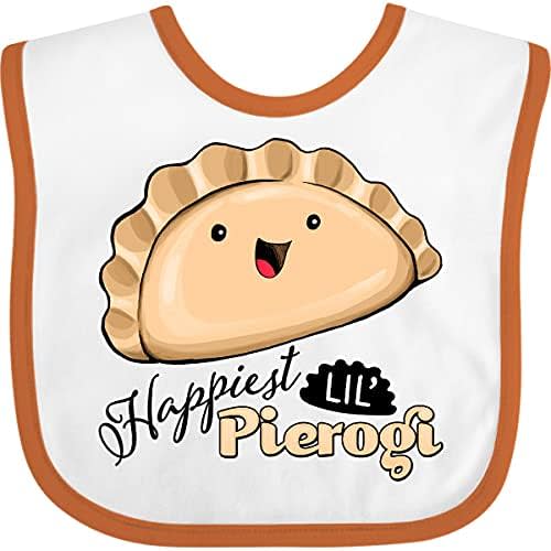 inktastic Happiest Lil' Pierogi Baby Bib