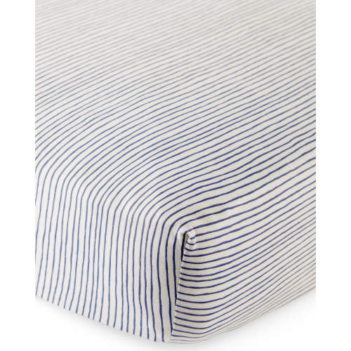 Baby Organic Cotton Standard Crib Sheet - Style,Painterly Stripes