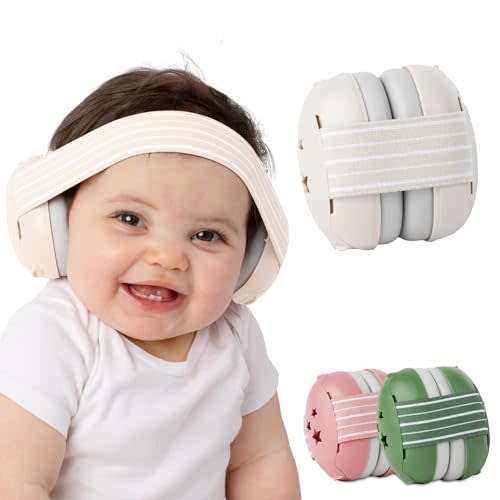 INDOORSY Baby Noise Cancelling Headphones - Baby Ear Muffs Noise Protection | Infant Ear Protection For Toddlers 0-36 Months