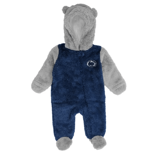 Penn State Nittany Lions NAVY Baby Game Nap Romper Pajamas