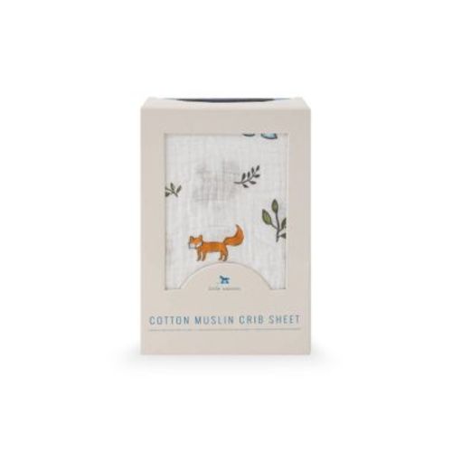 Unisex Cotton Muslin Crib Sheet