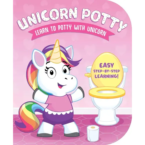 Unicorn Potty Board Book – Joyful Potty Training for Toddlers Ages 1+ | Step-by-Step Potty Routine with Magical Rhymes & Encouraging Illustrations