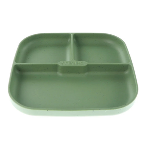 Assiette Antidérapante en Silicone - Minika – CLÉMENT