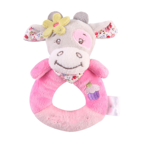 AiYqZypa Baby Rattles 0-6 Months Newborn Infant Developmental Hand Grip Cartoon Baby Toys Animals Handbells Infant Toys 1