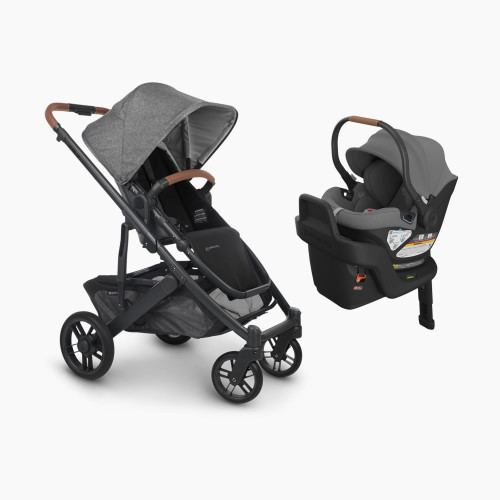 UPPAbaby Aria Infant Car Seat & Cruz V2 Stroller Travel System - Greyson