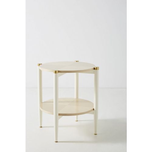 Geo-Marquetry Side Table