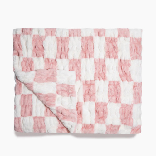 Pink Check – Lola Blankets