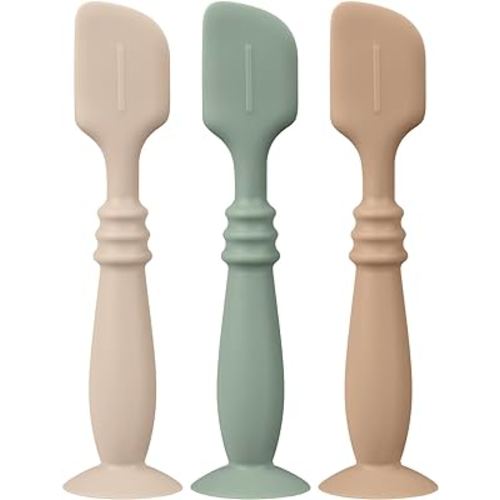 3 Packs Silicone Diaper Cream Applicator with Suction Base, Diaper Bag Essential Items, Baby Shower Gifts for Newborn (Color 3)