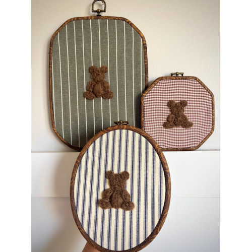 Handmade Vintage Teddy Bear Frame