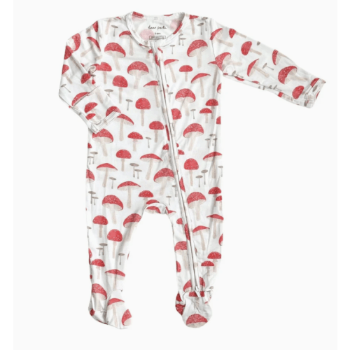 Footie Zippered One Piece in The Fun-gis – Dear Perli