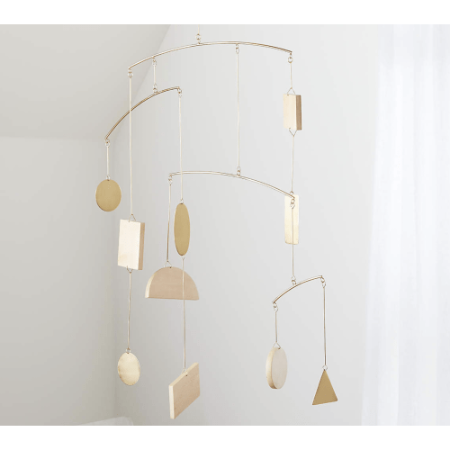 Simple Shapes Geometric Baby Nursery Mobile