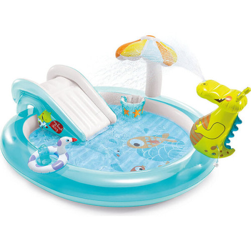Gator Inflatable Pool Play Center - Intex Entertainment Outdoor | Maisonette