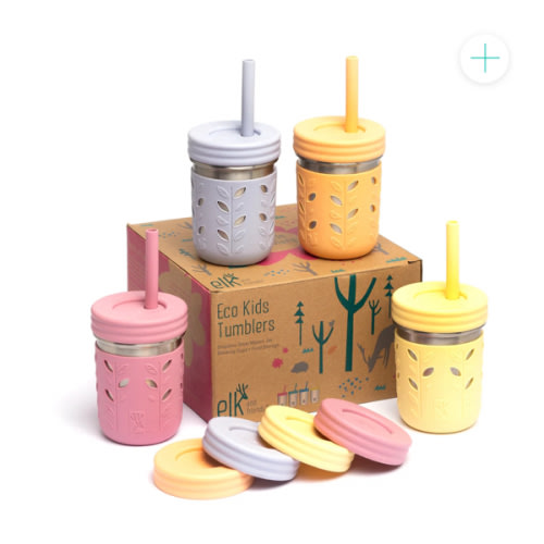 Stainless Steel 10oz Drinking Tumblers + Food Storage