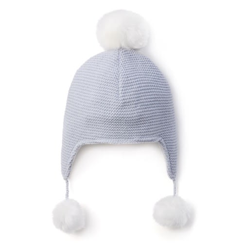 Faux Fur Lined Aviator Hat, 3-9 M