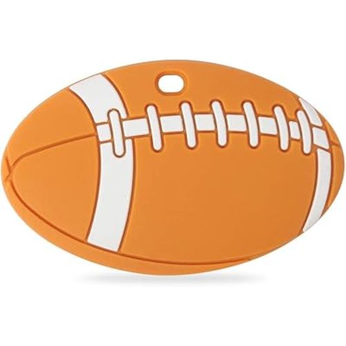 Baby Sport Silicone Teether,Sensory Chew Toys,BPA Free Soft and Effective Infant Teething Pain Relief Toys,Freezer Safe,Food Grade Silicone,Best Shower Gift for Boys and Girls (American Football)