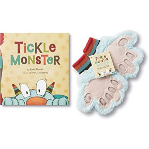 Tickle Monster Laughter Kit — Includes the Tickle Monster book and fluffy mitts for reading aloud and tickling!
