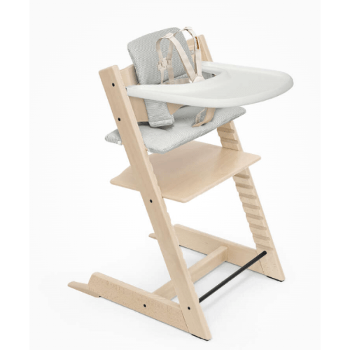 Stokke Tripp Trapp Wood High Chair with Tray: Classic Scandinavian Design
