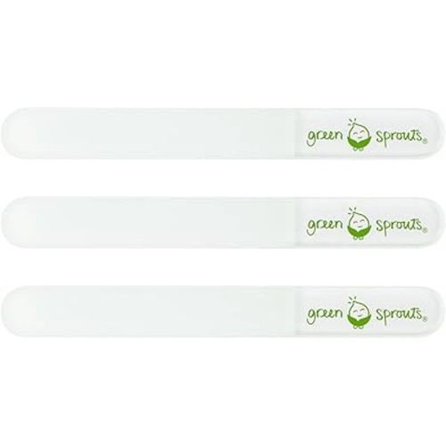 green sprouts Baby Nail Files (3 Pack) | Reusable Glass Files to Easily Smooth Nails| for Infants and Toddlers