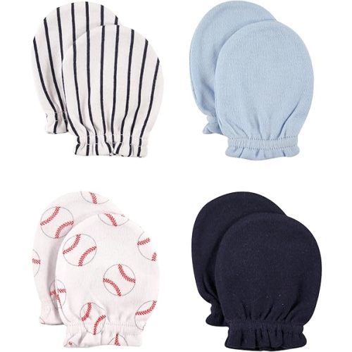 Luvable Friends Unisex Baby Cotton Scratch Mittens