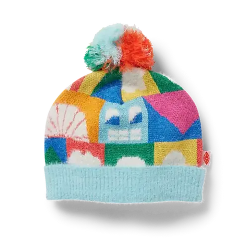 Halcyon Nights - Castle of Dreams Knit Beanie | Blueberry kids