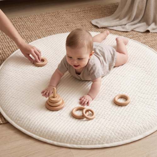 Little Manta Round Baby Play Mat