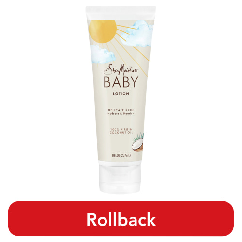 SheaMoisture Newborn Lotion with 100% Virgin Coconut Oil, Shea Butter, 8 oz