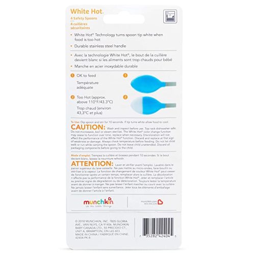 Munchkin® White Hot® Safety Baby Spoons, 4 Pack - 4 Count