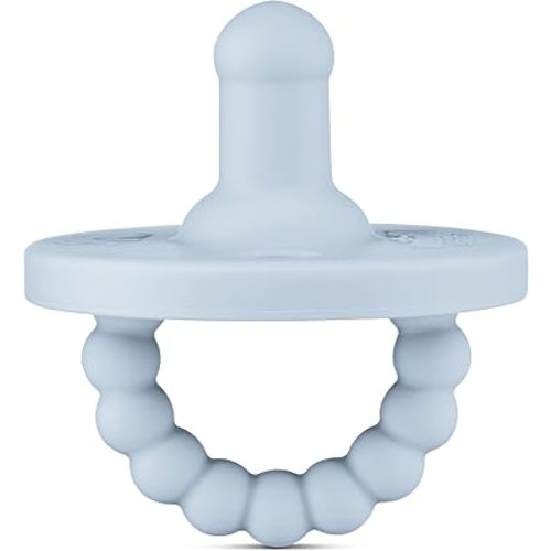 Ryan & Rose Cutie PAT Pacifier Teether (Stage 1, Blue)