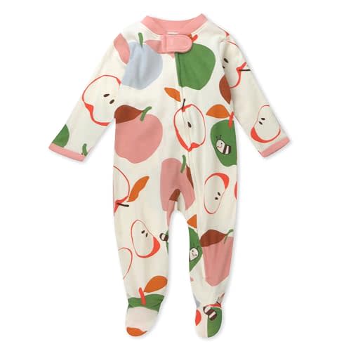 HonestBaby Classics Sleep & Play Footed One-Piece Pajama Sleeper 100% Organic Cotton