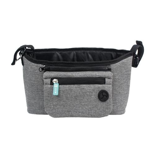 Joybi Adjustable Baby Stroller Organizer with Removable Wristlet for Diapers, Bottles, Keys, and Accessories