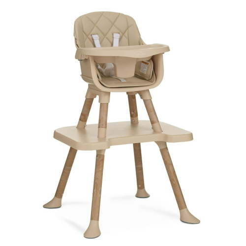 Dream On Me Luna 4 in 1 convertible Highchair, Beige
