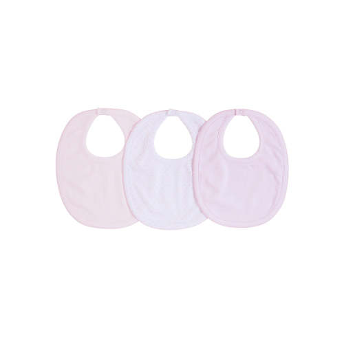 Multi-Pack Bibs - Light Pink Signature Stripe