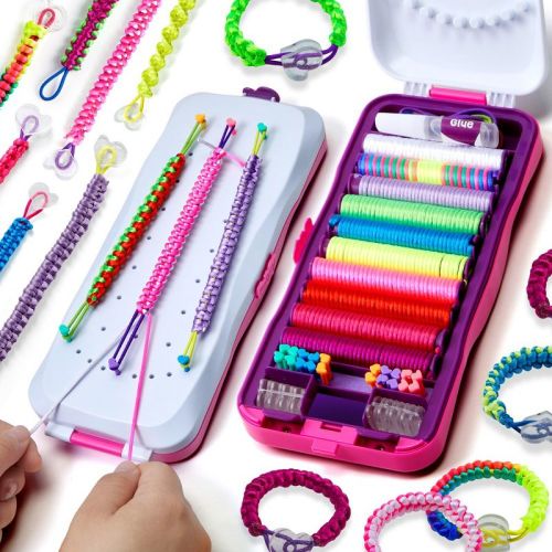 Pretty Me Friendship Bracelet Making Kit - Complete Craft Kit for Kids - Includes String, Beads, and Tools, Birthday Gifts for Girls