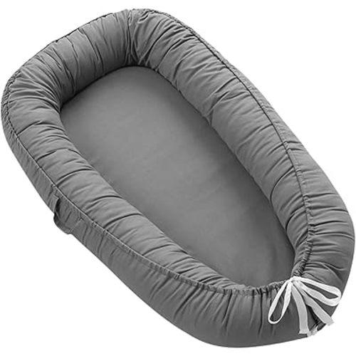 Baby Lounger for Newborn, Portable Infant Nest for 0-24 Months, Soft Breathable Co Sleeper for Bed & Floor, Infant Lounger Baby Essentials for Travel and Home