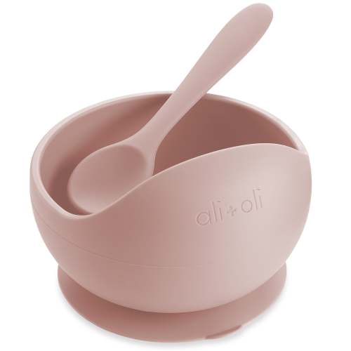 Ali+Oli Suction Bowl & Spoon Set (Blush) – Ali+Oli®
