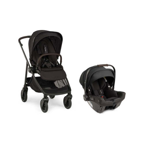 Nuna SWIV Stroller + Nuna PIPA Urbn Car Seat Bundle - Black