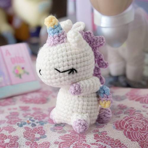 Handmade Finished Crochet Unicorn | Mini Unicorn Plush | Handmade Unicorn Toy | Unicorn Stuffed Animal | Eco-Friendly | Car Ornament