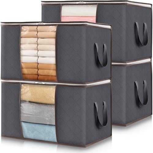 4 Pack Clothes Storage, Foldable Storage and Organization