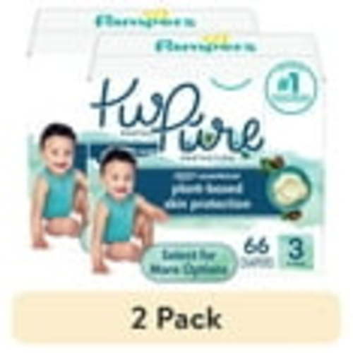 SIZE 3: (2 pack) Pampers Pure Baby Diapers, 66 Count (Select for More Options)