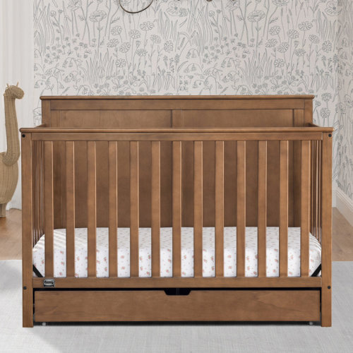Simmons Kids Logan 6-In-1 Convertible Crib With Underdrawer & Reviews | Wayfair