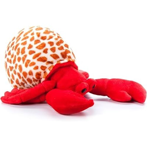 The Petting Zoo Hermit Crab Stuffed Animal Plushie, Gifts for Kids, Wild Onez Sealife Animals, Hermit Crab Plush Toy, 8 inches