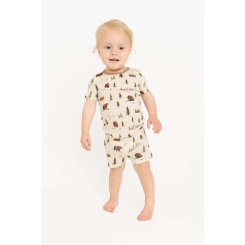 Bear Trail Bamboo Shorts Set