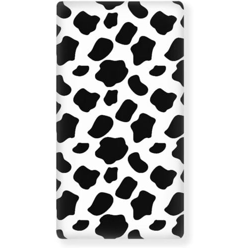 Cow Print Fitted Crib Sheet Black and White Cow Cowhide Standard Crib Mattress Fitted Sheet Animal Hide Pattern Toddler Bed Mattress Sheets Crib Mattress Sheet 28"x52"