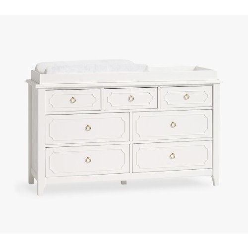 Ava Regency Extra Wide Changing Table Dresser & Topper | Pottery Barn Kids