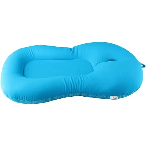 Baby Bath Mat, KAKIBLIN Bathtub Baby Bath Cushion Soft Anti-Slip Bath Pad 0-6 Month Infant Bath Pillow, Blue