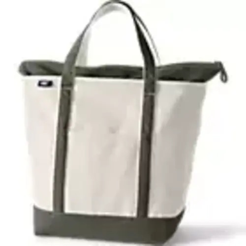 Medium 5 Pocket Open Top Canvas Tote Bag | Lands' End