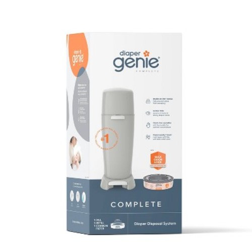 Diaper Genie Complete Pail, Color: Gray