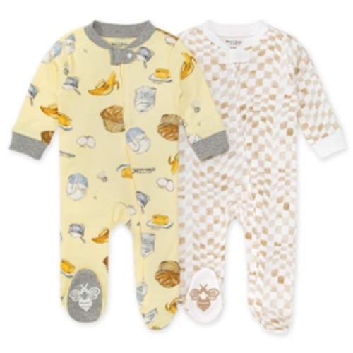 Banana Muffin Recipe & Wavy Check Sleep & Play - 2 Pack