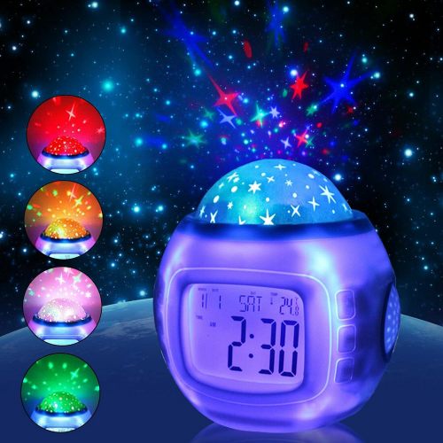 Night Lights for Kids Room with Sound Machine Soothing Sounds Baby Night Light Star Projector White Noise Machine for Baby Sleeping Soother Nursery Lamp for Boys Girls Bedroom Decor